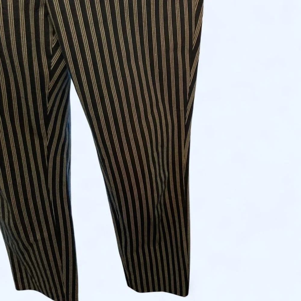 Banana Republic black and white striped trousers #stripes with pockets 6